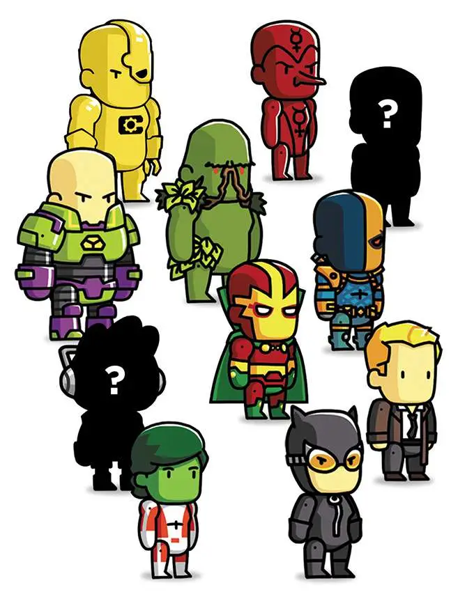 Figurine scribblenauts unmasked s.4 mini disp(18)